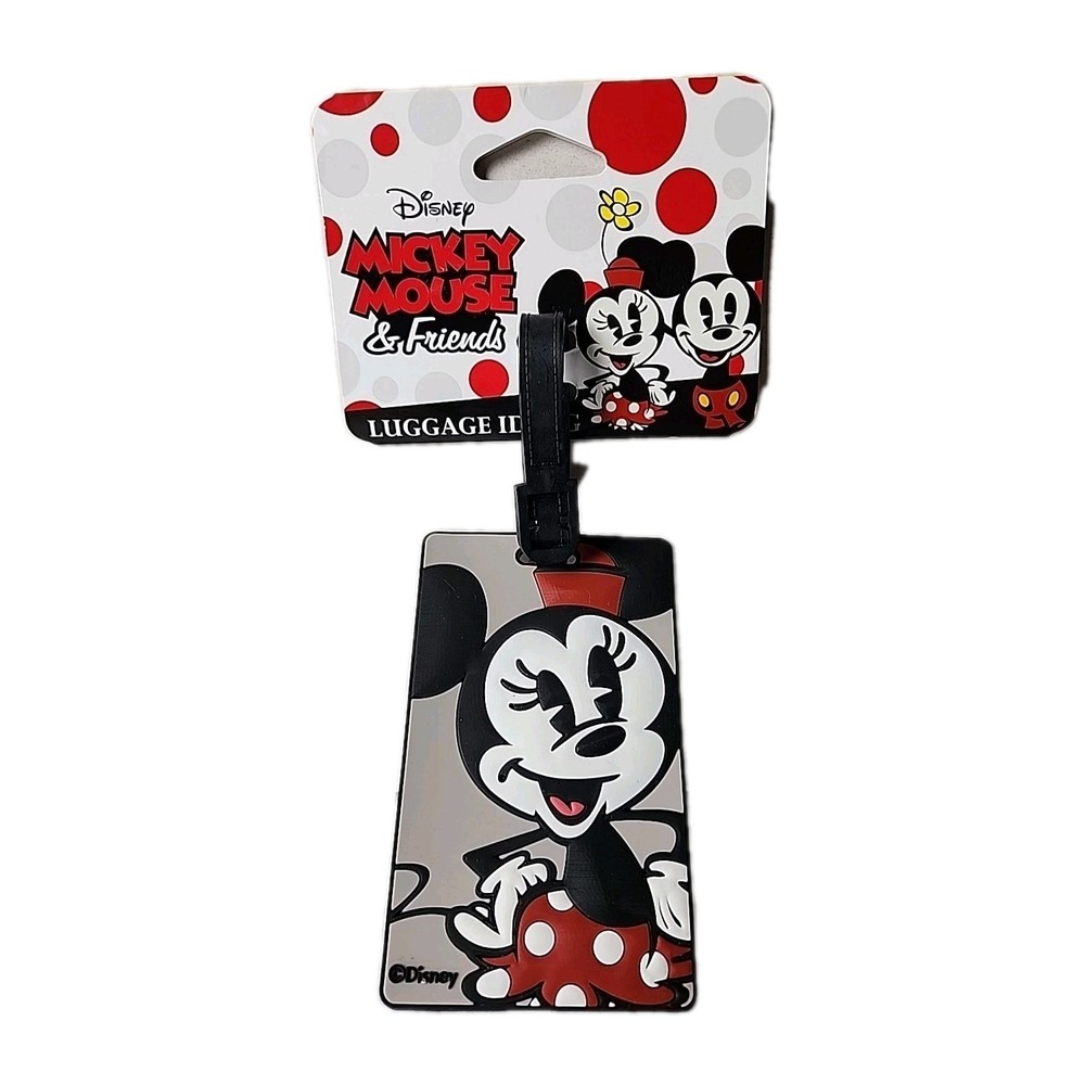 NEW Disney Minnie Mouse Luggage Tag American Tourister Mickey Mouse & Friends